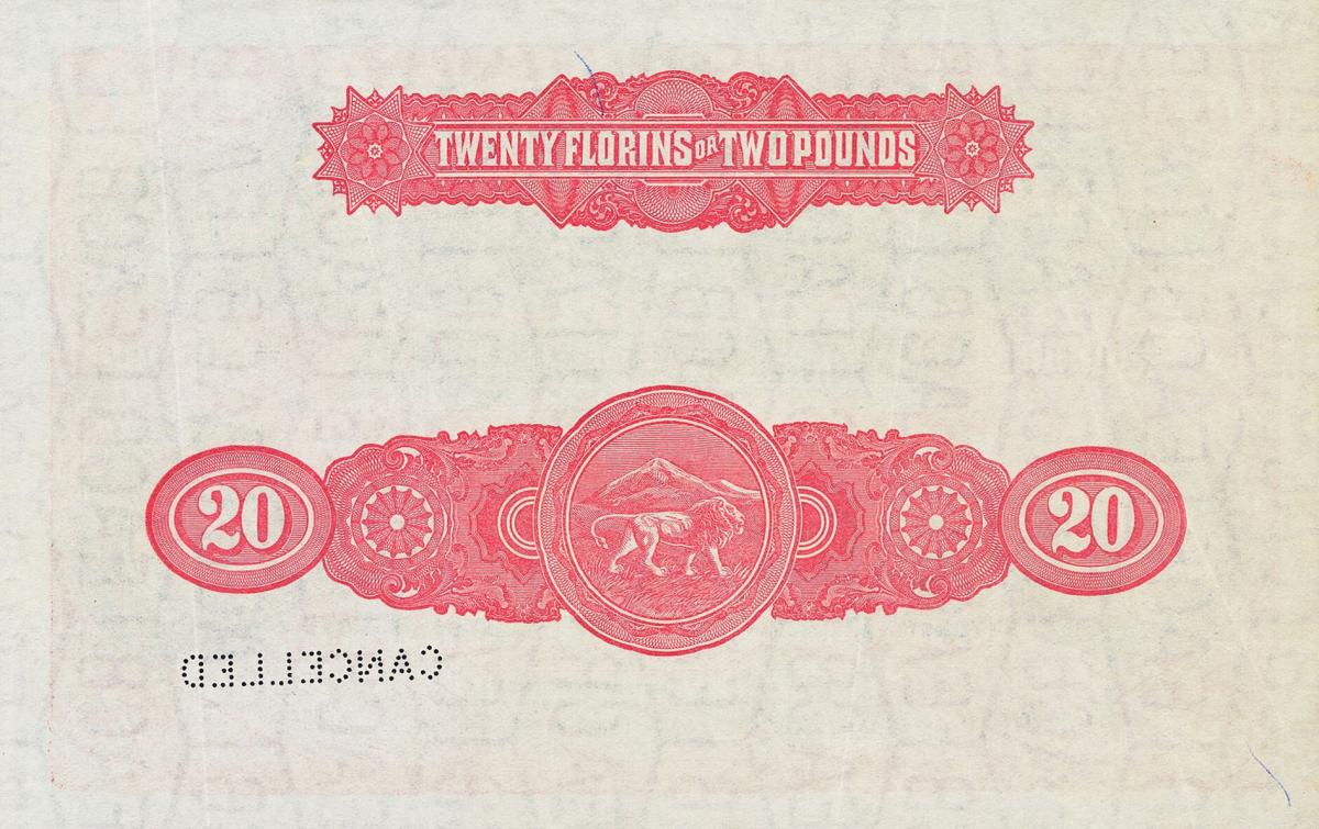 Back of East Africa p11s: 20 Florin from 1920