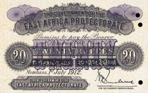 Gallery image for East Africa p3ct: 20 Rupees