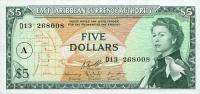 Gallery image for East Caribbean States p14i: 5 Dollars