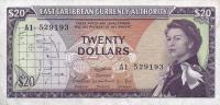 Gallery image for East Caribbean States p15a: 20 Dollars