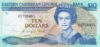 Gallery image for East Caribbean States p23l2: 10 Dollars