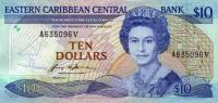 Gallery image for East Caribbean States p23v1: 10 Dollars