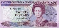 Gallery image for East Caribbean States p24m1: 20 Dollars