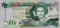 Gallery image for East Caribbean States p26a: 5 Dollars