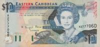 Gallery image for East Caribbean States p27d: 10 Dollars
