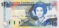 Gallery image for East Caribbean States p27l: 10 Dollars