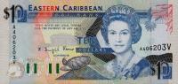 Gallery image for East Caribbean States p27v: 10 Dollars