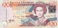 Gallery image for East Caribbean States p28l: 20 Dollars