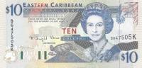 Gallery image for East Caribbean States p32k: 10 Dollars