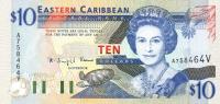 Gallery image for East Caribbean States p32v: 10 Dollars