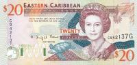Gallery image for East Caribbean States p33g: 20 Dollars