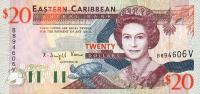 Gallery image for East Caribbean States p33v: 20 Dollars