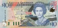 Gallery image for East Caribbean States p38m: 10 Dollars