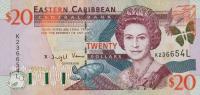 Gallery image for East Caribbean States p39l: 20 Dollars