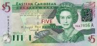 Gallery image for East Caribbean States p42a: 5 Dollars