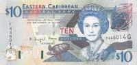 Gallery image for East Caribbean States p43g: 10 Dollars