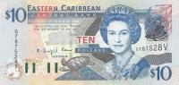 Gallery image for East Caribbean States p43v: 10 Dollars