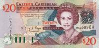 Gallery image for East Caribbean States p44a: 20 Dollars