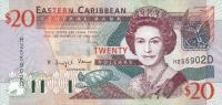 Gallery image for East Caribbean States p44d: 20 Dollars