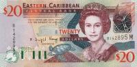 Gallery image for East Caribbean States p44m: 20 Dollars
