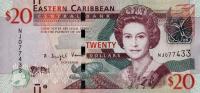 Gallery image for East Caribbean States p53b: 20 Dollars from 2015