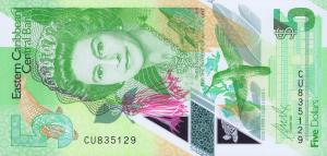 Gallery image for East Caribbean States p55Aa: 5 Dollars from 2021