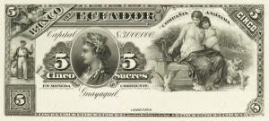 Gallery image for Ecuador pS158p: 5 Sucres