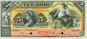 Gallery image for Ecuador pS158s: 5 Sucres