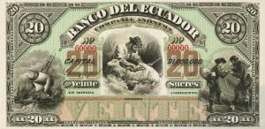 Gallery image for Ecuador pS160p: 20 Sucres
