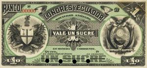 Gallery image for Ecuador pS180p: 1 Sucre