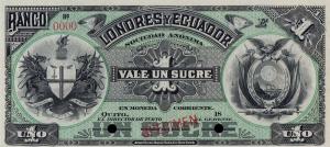Gallery image for Ecuador pS180s: 1 Sucre