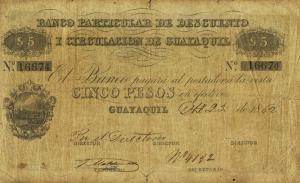 Gallery image for Ecuador pS200: 5 Pesos