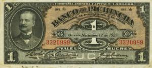Gallery image for Ecuador pS222b: 1 Sucre