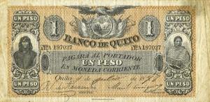 Gallery image for Ecuador pS236a: 1 Peso