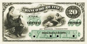 Gallery image for Ecuador pS244p: 20 Pesos