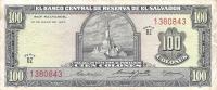 Gallery image for El Salvador p114a: 100 Colones