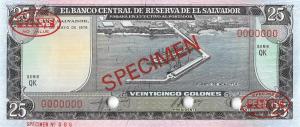 Gallery image for El Salvador p142s: 25 Colones