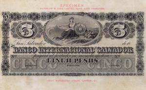 Gallery image for El Salvador pS152s: 5 Pesos