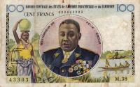 p1f from Equatorial African States: 100 Francs from 1961