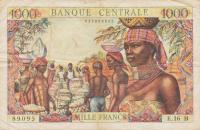 Gallery image for Equatorial African States p5b: 1000 Francs