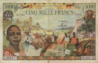 Gallery image for Equatorial African States p6a: 5000 Francs