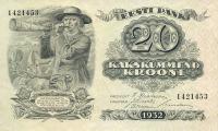 Gallery image for Estonia p64a: 20 Krooni from 1932