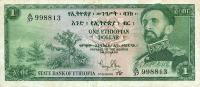 p18a from Ethiopia: 1 Dollar from 1961