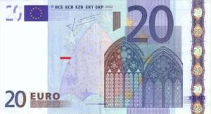 p10n from European Union: 20 Euro from 2002