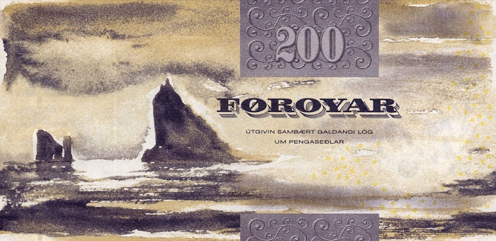 Back of Faeroe Islands p26: 200 Kronur from 2003