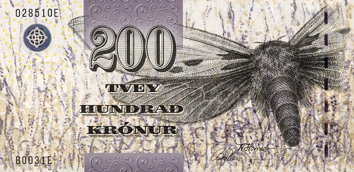 Front of Faeroe Islands p26: 200 Kronur from 2003
