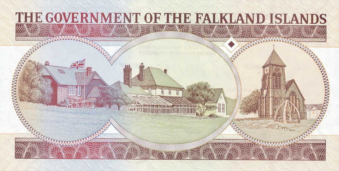 Back of Falkland Islands p19: 20 Pounds from 2011