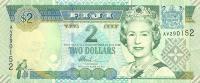 Gallery image for Fiji p104a: 2 Dollars from 2002