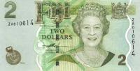 Gallery image for Fiji p109ar: 2 Dollars