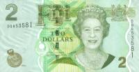 Gallery image for Fiji p109b: 2 Dollars from 2007